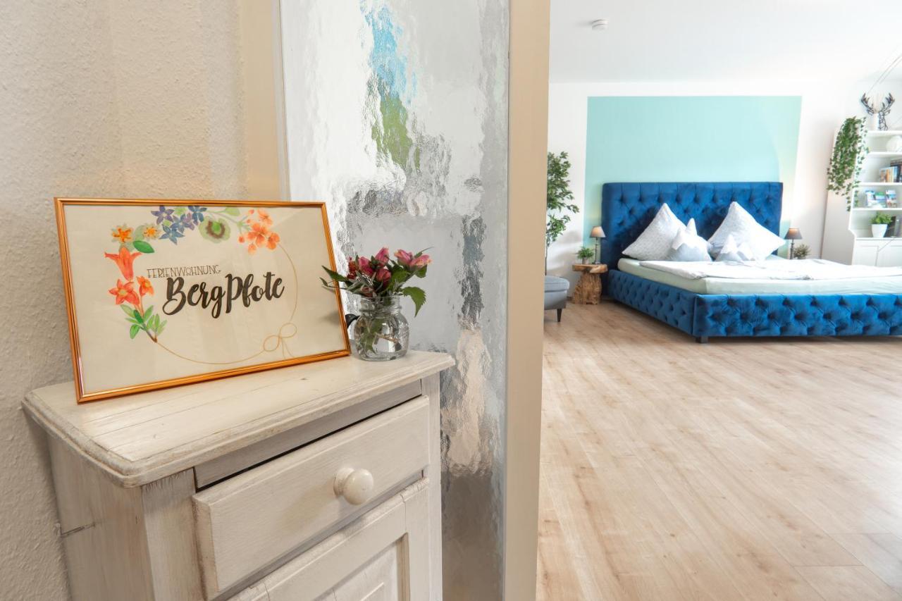 Ferienwohnung Bergpfote - Hund Herzlich Willkommen Scheidegg Exterior foto